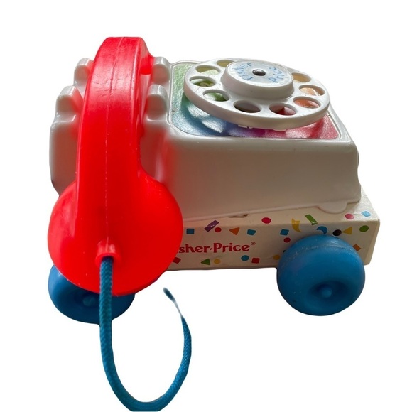 Vintage Fisher Price Chatter Rotary Phone with Moving Parts - Picture 3 of 12